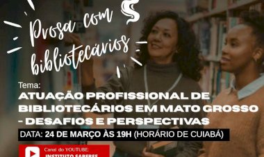 LIVE: PROSA COM BIBLIOTECÁRIOS NO PRÓXIMO DIA 24/03