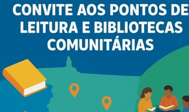 Convite aos Pontos de Leitura e Bibliotecas Comunitárias de Mato Grosso