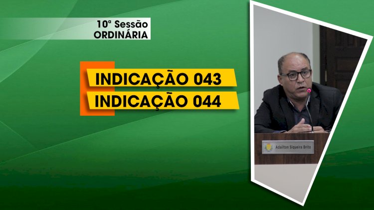 Aumentar, melhorar e promover o esporte com segurança, esses são os temas de duas indicações do vereador Adaílton