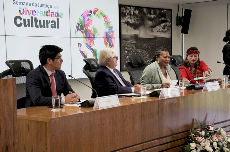 “A cultura é ferramenta de enfrentamento de desigualdades”, afirma Margareth Menezes no STJ